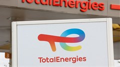 TotalEnergies logos are seen in a gas station in Nice, France. Image credit: Reuters/Eric Gaillard/File Photo