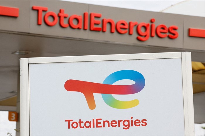 TotalEnergies logos are seen in a gas station in Nice, France. Image credit: Reuters/Eric Gaillard/File Photo