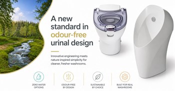 Which urinal solution is right for your facility: IoT connected low-flush or completely waterless?