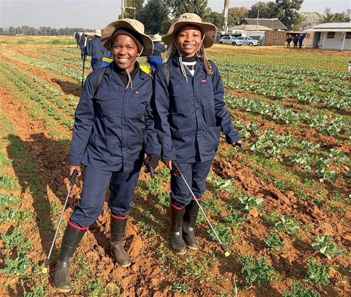 WW Living Soils Women interns. Image supplied