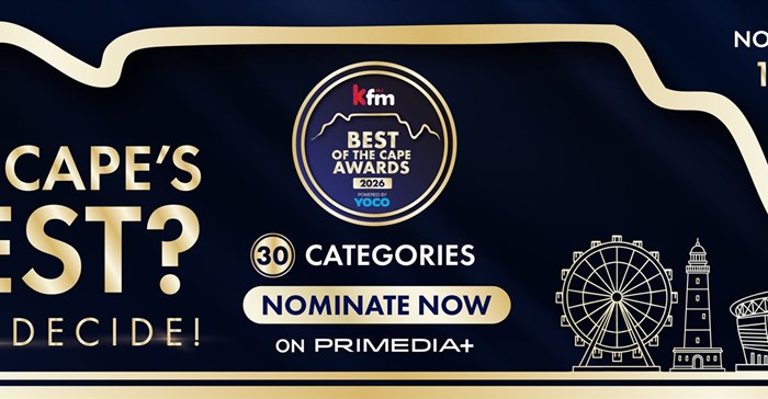 Nominations now open for the 2026 Kfm 94.5 Best of the Cape Awards – Powered by Yoco
