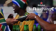 Heineken helped South African fans beat World Cup beer prices with the return of Bar De Change