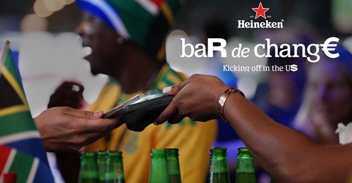 Heineken helped South African fans beat World Cup beer prices with the return of Bar De Change