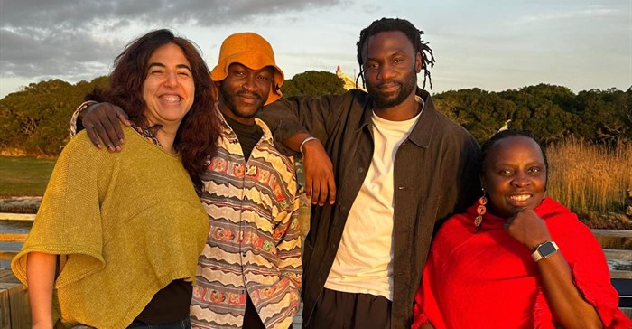 The 5th AuthenticA Series Lab, a screenwriters programme from South Africa-based non-profit Realness Institute, is now open for applications. The 4th edition's (last year) cohort at the first in-person workshop (left to right) Reem Morsi, Gamel Apalayine, Jolade Olusanya, Mona Ombogo (Image supplied)
