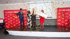 The inaugural Bindzu Youth Fund cohort culminated in a national pitching competition, in which entrepreneur Kamogelo Selepe, founder of the AI-powered marketing and technology business ArcaneEdge, was awarded the programme's top prize of R1m. Image supplied.