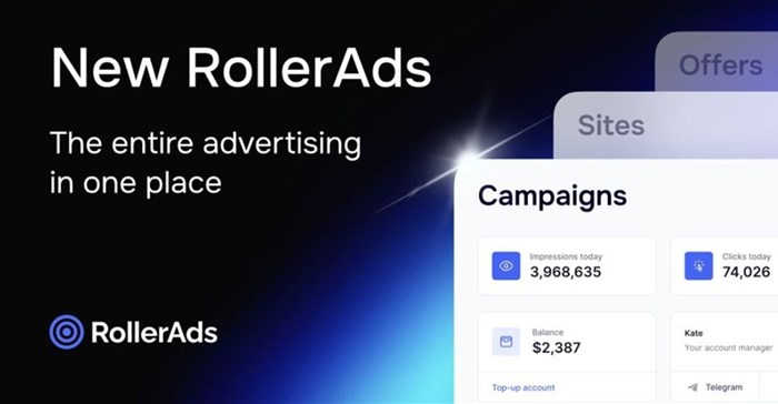 RollerAds launches a full-cycle ad platform with traffic, offers, and monetisation in one workspace