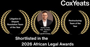 Cox Yeats shortlisted in 3 categories at prestigious awards
