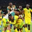 Bafana Bafana’s Thapelo Maseko, with teammates, celebrating scoring their first goal in the Fifa World Cup 2026 match against South Korea at the Estadio Monterrey in Monterrey, Mexico. Image credit: Reuters/Eloisa Sanchez