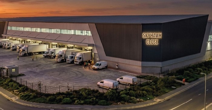 Source: Supplied. Skyhawk Close Industrial Park's warehouses and offices.