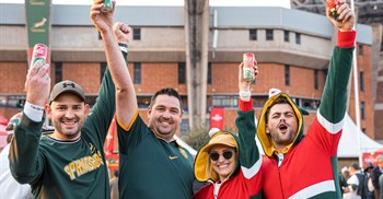 The Coca-Cola Fan Can Be a Bo campaign returns for 2026 — Fans stay with the team, walk the tunnel and experience match day alongside the Springboks (image supplied)