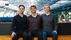 Jack Scott-King, Max Coleman, and James Clark, co-founders of SOTRU (Image supplied)
