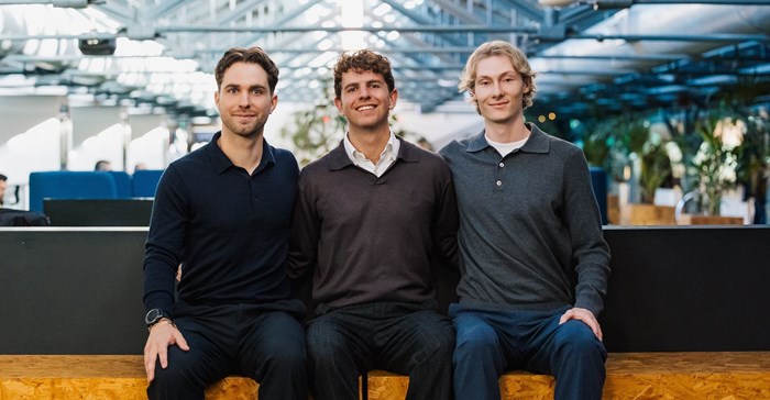 Jack Scott-King, Max Coleman, and James Clark, co-founders of SOTRU (Image supplied)