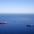 LNG carriers, designed for transporting liquefied natural gas (LNG), off Cape Town. Image credit: , , via Wikimedia Commons
