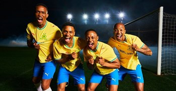 Puma launches Mamelodi Sundowns’ two-star kit for 2026/27 season