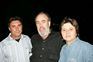 Carlos Espinha, David Morris & Jenny Morris (the Giggling Gourmet)
