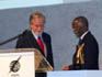 Thabo Mbeki President of South Africa and Timothy Balding, CEO of WAN, at the (WAN) world association of newspapers, congress in Cape Town. Picture courtesy of Zoopy.com team.