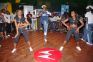 Peter Miles and Menshan plus the G force dance group entertain fans at Club Silk