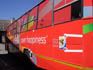 Tractor and Coca Cola launch bus campaign