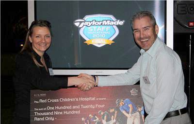 TaylorMade Golf donates to The Red Cross Children's Hospital Burns Unit