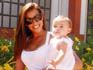 Lee-Ann Liebenberg and baby Gia both showing their support
