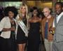 Anele Mdzikwa (Vuzu), Melinda Bam (Miss South Africa), Yvonne Diogo (Cinemark), Werner Wessels (Miss SA Stylist) and Sibusiso Nkabinde (Vuzu)