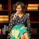 Michelle Obama during taping of MTV Base Meets Michelle Obama (close-up) - credit Leeroy Jason