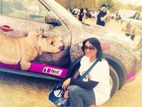empress_za posted this #Rhinos1st slefie on instagram in support of the cause.