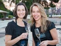 Winemakers Danielle Le Roux (Lyngrove) and Nadia Barnard (Waterkloof Estate)