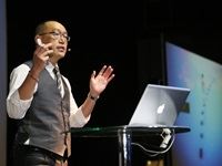 Corporate trend analyst, Dion Chang of Flux Trends, spoke about the business of disruption. he drew gasps from the audience as he outlined the technology changes on the way and how they will impact on various business sectors.