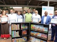 Certificates of appreciation were handed to the proud sponsors of the libraries by the City: Jackie de Villiers (King Shaka International Airport), Sarah Liversage (Freedom Stationery), Mr Bayat (Al-Falaah College), Ismail Dawood (Al-Falaah College), Yusuf Mehtar (Maytex Industries), Mr Nkosinathi Chonco (DOE), Mohammed Fuad (Natal Box Manufacturers), Mohammed Adamjee (Maytex Industries), Linda Mbonambi (eThekwini), Zak Vahed (Desai Jadwat Incorporated), Idris Pandor (Gem Schoolwear), Sikhumbuzo Nene (EThekwini), Mr Lushozi (DOE)