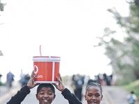 Vodacom food handover at Ohlange High School