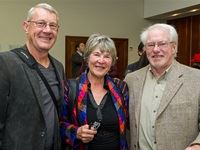 From left to right Norman McFarlane, Paulette and Dr. Keith Kennedy.