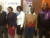 Principal Mr Mnikathi with management of the sponsors Conlog
