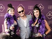 Courvoisier Yacht Experience (9)_ Mixologist Devin Cross and the Can-Can dancers