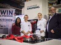 GRUNDIG donates two eye level ovens and counter top