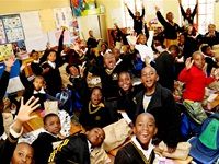 PCBT revamps, restocks Ntsikana Primary School library for Madiba Day