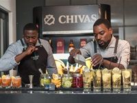 Welcome drinks served by Chivas