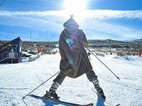 2. Local Skiier looking dope on the slopes. Michael Allen Photography