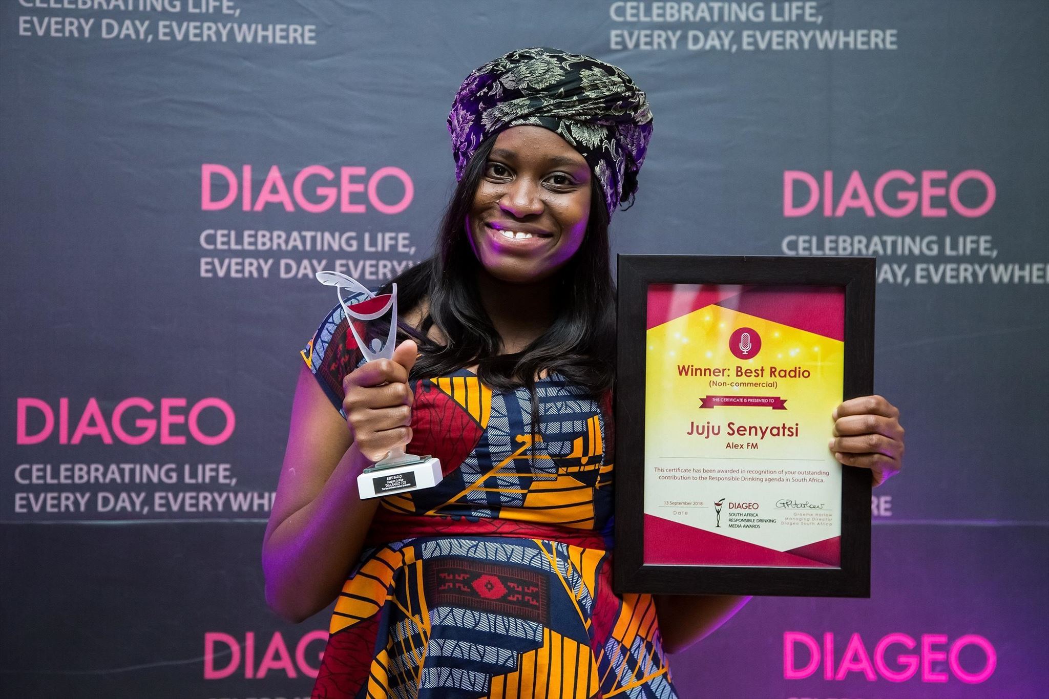 Snaps from the 2018 Diageo SA Responsible Drinking Media Awards